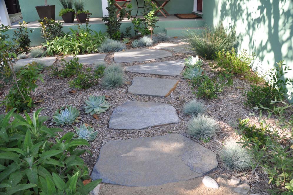 Stepping Stones in Shade Area